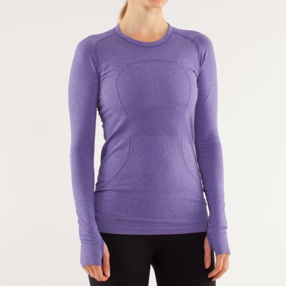 lululemon swiftly tech long sleeve purple